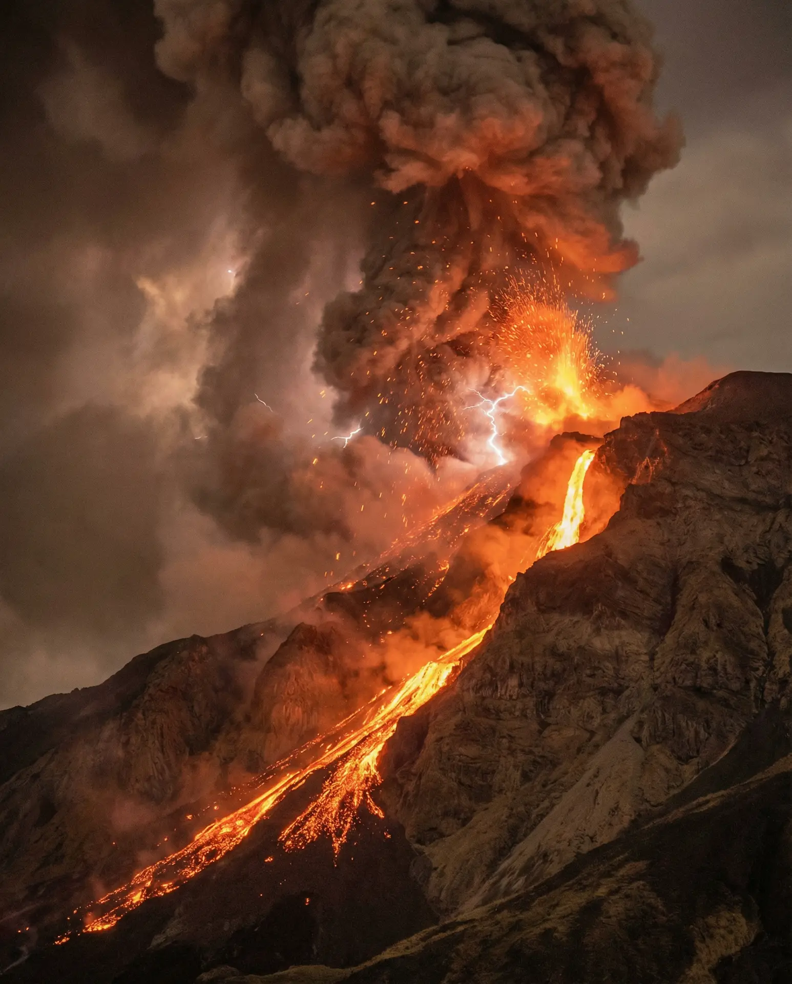 火山喷发壮观场景 - 最新黑料 自然奇观